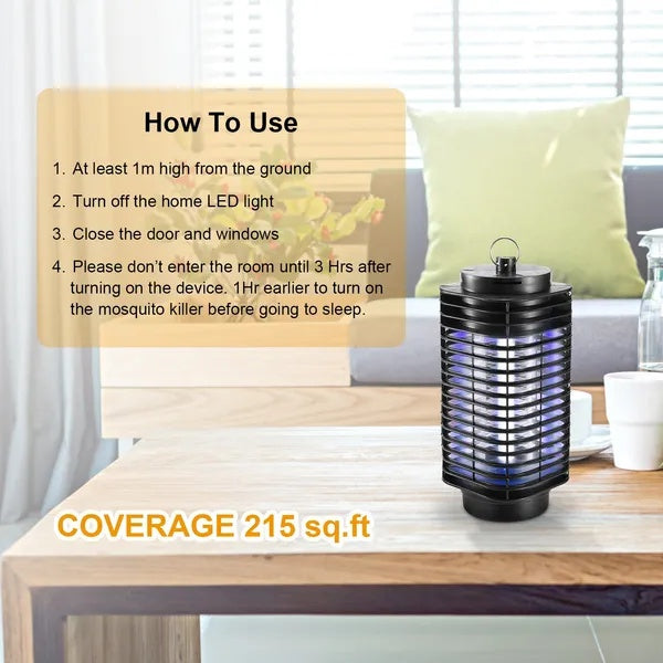 Electric Bug Zapper Lamp: Safe Insect Killer for Home Use