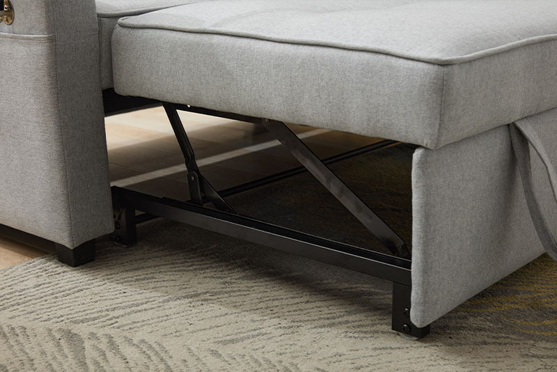 Futon Chair Bed Convertible Chair 3-in-1 Pull Out Sleeper Chair Beds With USB Ports,Wear-resistant And Anti-scratch, Armchair Bed Sleeper For Living Room