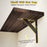 "Corner Floating Shelves - Space-Saving Wood & Metal Design"