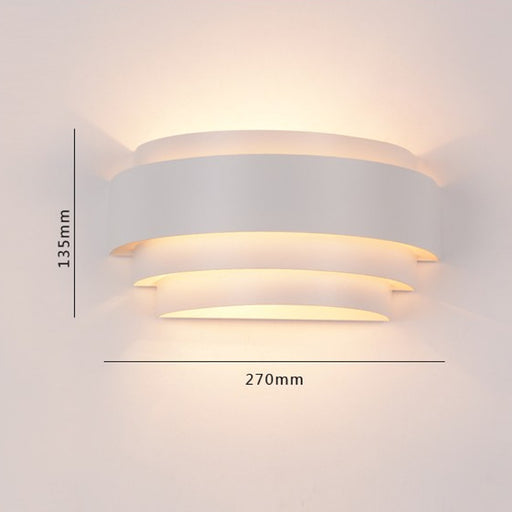 Modern Minimalist Iron Bedside Wall Lamp