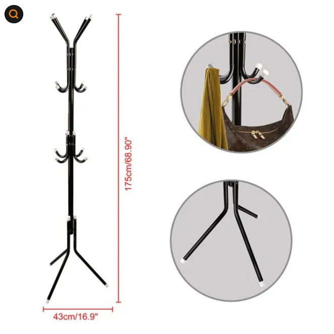 Stylish Family Coat Rack Organizer – Maximize Entryway Space