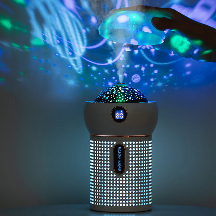 Aroma Mist Projector: Humidifier & Diffuser for Relaxation