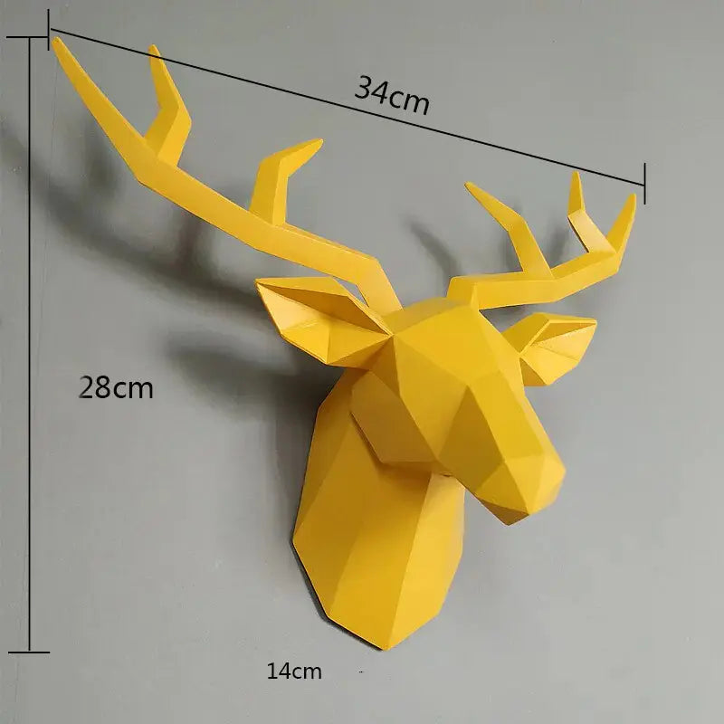 Nordic 3D Deer Head Nordic Wall Art HomeWares Hub