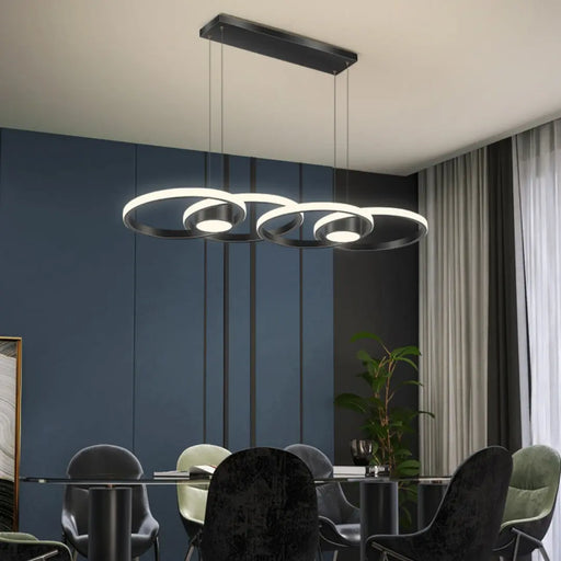 Modern Circular LED Pendant Light – Sculptural Dining & Living Illumination HomeWares – Modern Lighting & Ambience
