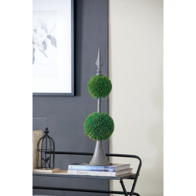 Mini Faux Boxwood Topiaries - Lush Decor for Any Space
