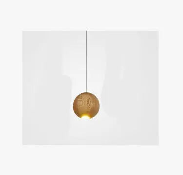 Nordic Solid Wood Ball Chandelier - Adjustable Hanging Lamp HomeWares Hub