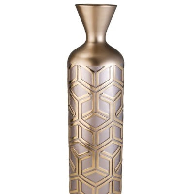 Rose Gold Decorative Vase - Majestic Home Accent for Elegance