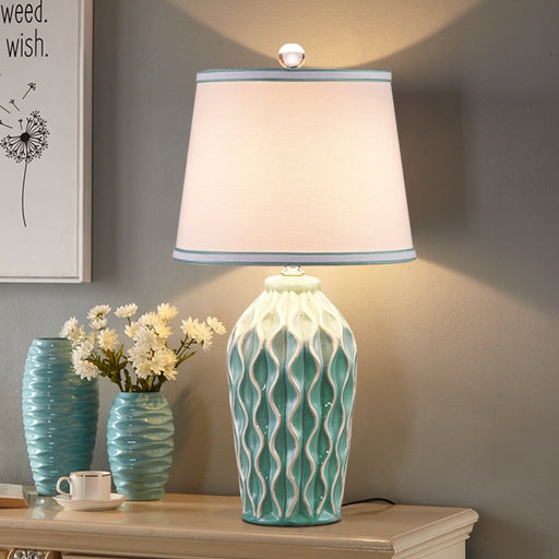 European Style Table Lamp Bedside Lamp for Bedroom and Living Room Warm Ambient Light Creative Design
