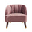 Velvet Barrel Accent Chair - Cozy Style for Modern Spaces