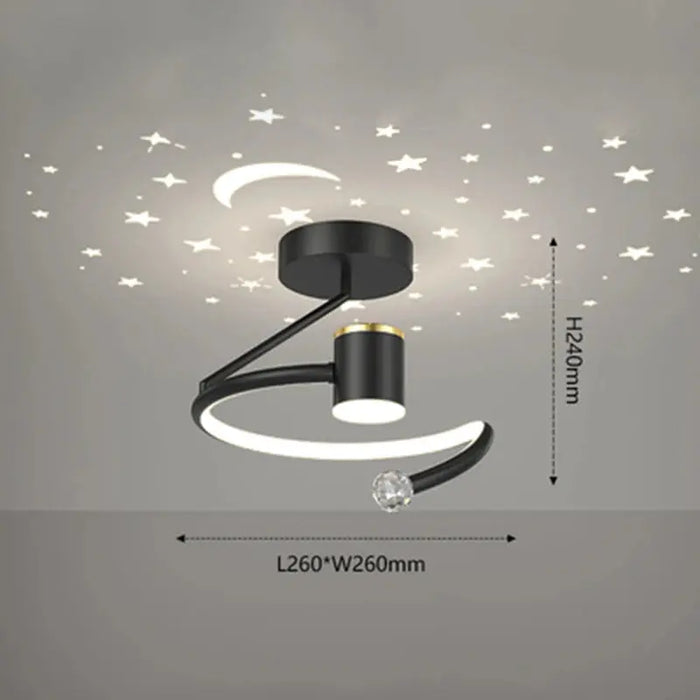 Modern LED Ceiling Light - Adjustable 28W/24W/12W - Living Room & Home Decor homewares