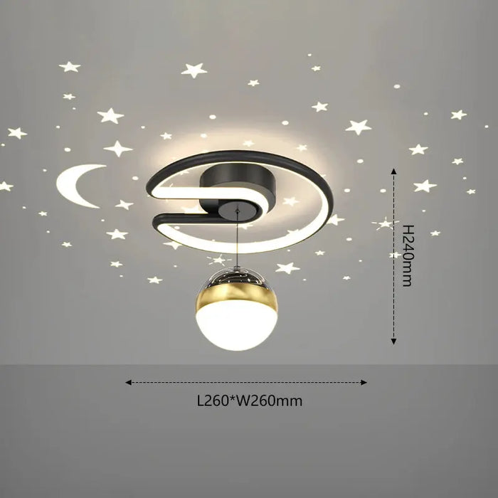 Modern LED Ceiling Light - Adjustable 28W/24W/12W - Living Room & Home Decor homewares