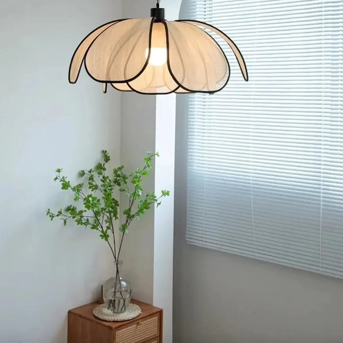 Cream Petal Glow Chandelier HomeWares Hub