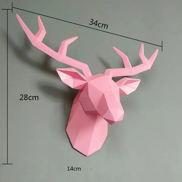 Nordic 3D Deer Head Nordic Wall Art HomeWares Hub