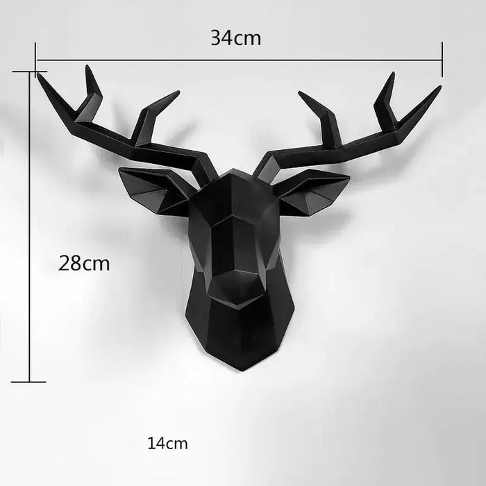 Nordic 3D Deer Head Nordic Wall Art HomeWares Hub