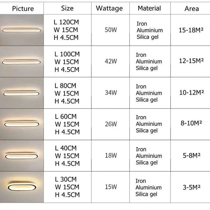 Modern LED Ceiling Light - Dimmable & Stylish Design