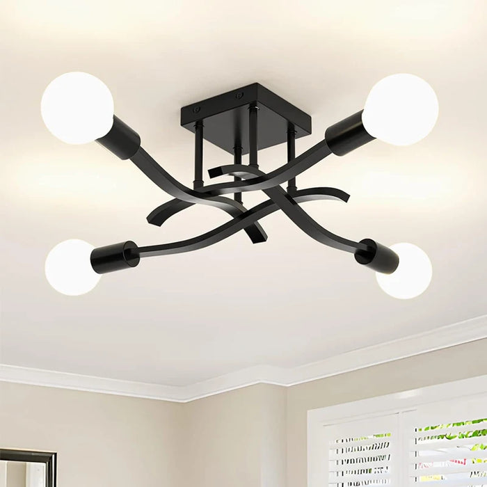 Nordic Minimalist LED Ceiling Light Fixture, Modern Design