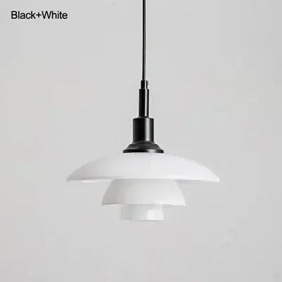Danish Designer Dish Glass Pendant Light - Three-Layer Fixture homewares