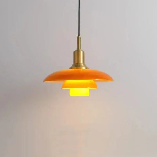 Danish Designer Dish Glass Pendant Light - Three-Layer Fixture homewares