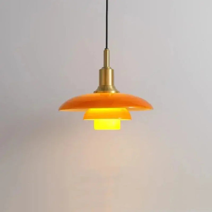 Danish Designer Dish Glass Pendant Light - Three-Layer Fixture homewares