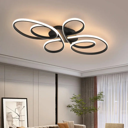 Indoor Living Room LED Ceiling Light with Remote Control