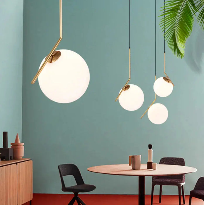 Modern Nordic Glass Ball Pendant Light for Dining Room HomeWares Hub