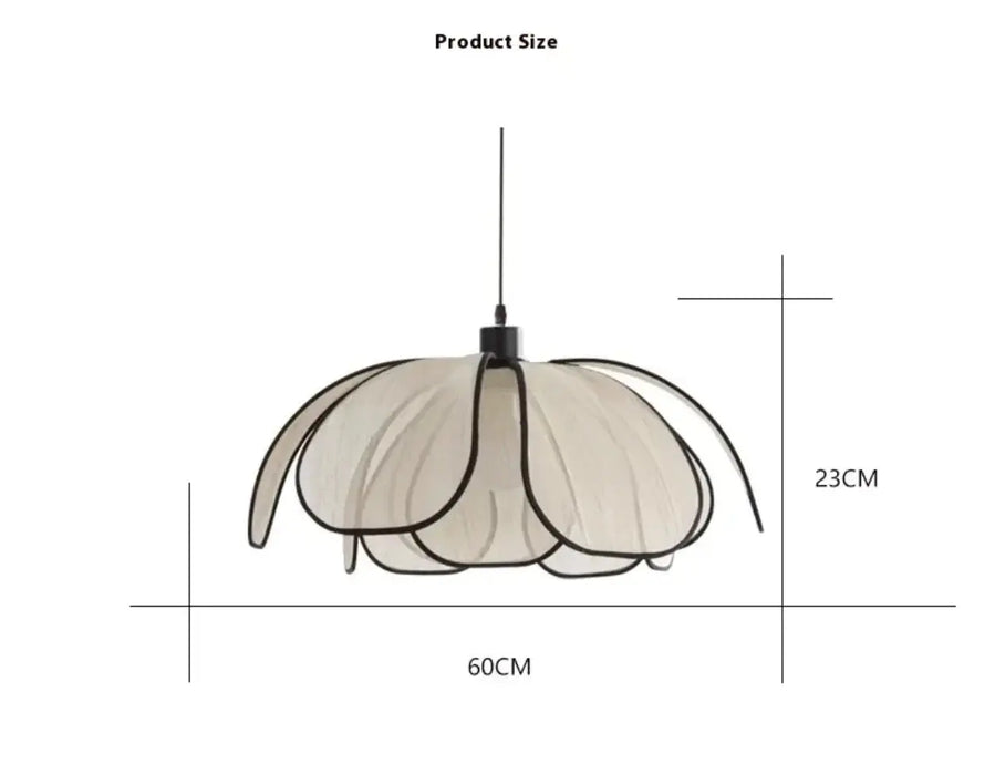 Cream Petal Glow Chandelier HomeWares Hub