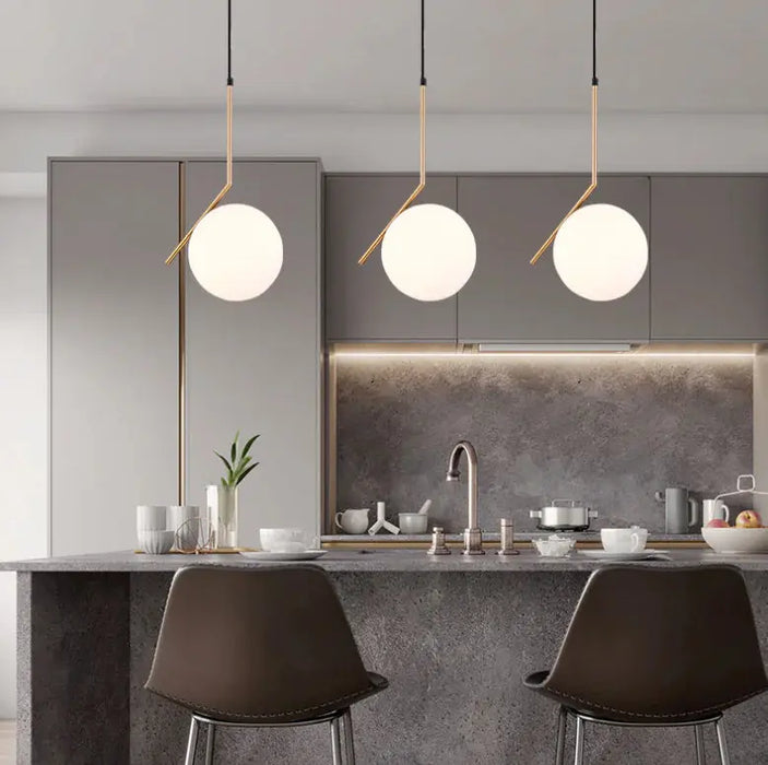 Modern Nordic Glass Ball Pendant Light for Dining Room HomeWares Hub