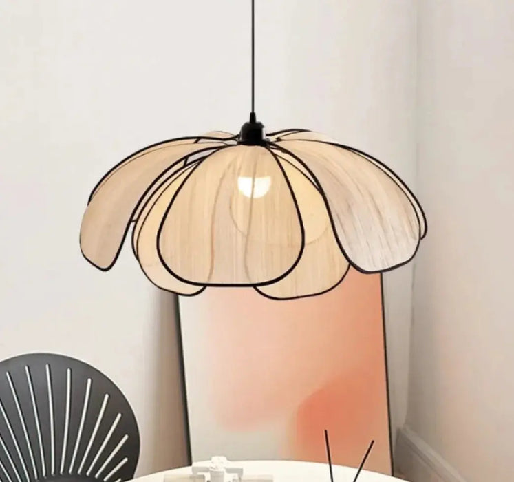 Cream Petal Glow Chandelier HomeWares Hub