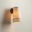 Wabi-Sabi Linen Wall Sconce – Minimalist Ambient Lighting HomeWares – Modern Lighting & Ambience