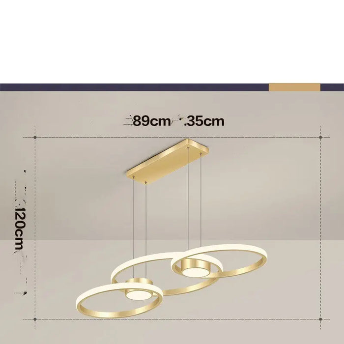 Modern Circular LED Pendant Light – Sculptural Dining & Living Illumination HomeWares – Modern Lighting & Ambience