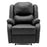 Elderly Recliner Chair – Adjustable Comfort & Storage – Black