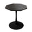 Modern Octagonal Coffee Table - Chic Black Marble Design, Ideal for Small Spaces