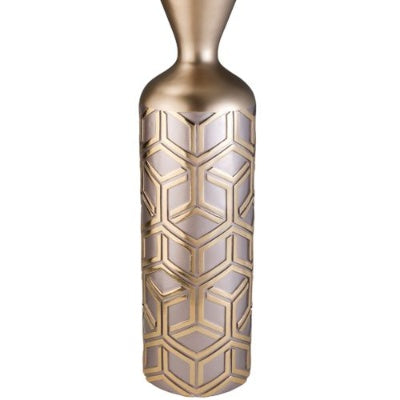 Rose Gold Decorative Vase - Majestic Home Accent for Elegance