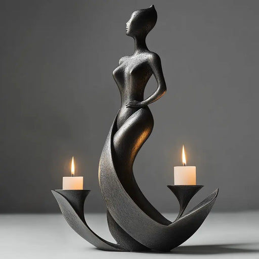 Sculptural Abstract Candle Holder HomeWares – Modern Lighting & Ambience