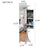 Full Length Mirror 360 Swivel Jewelry Cabinet