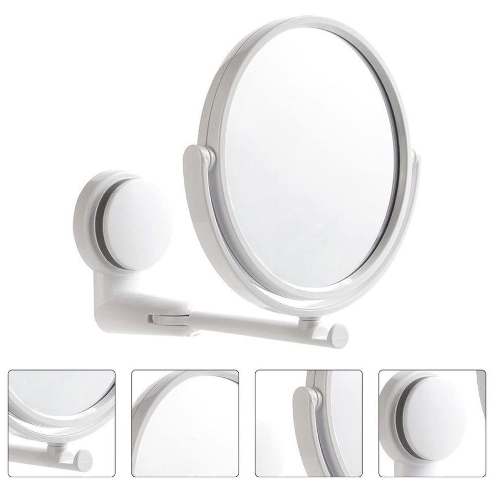 Swivel Bath Suction Mirror - Double-Sided Makeup Essential