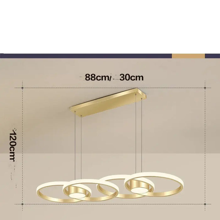 Modern Circular LED Pendant Light – Sculptural Dining & Living Illumination HomeWares – Modern Lighting & Ambience