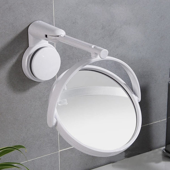 Swivel Bath Suction Mirror - Double-Sided Makeup Essential