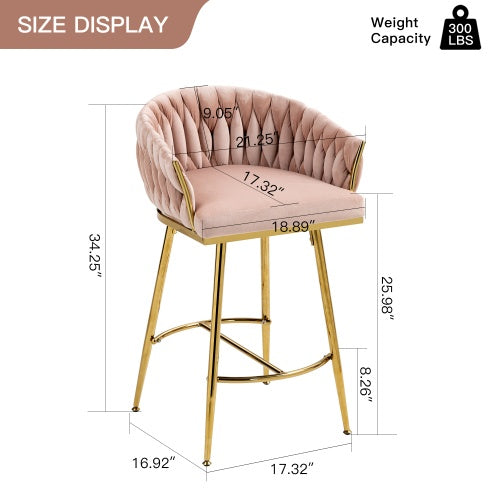 Velvet Bar Stools - Luxurious Comfort for Chic Kitchens