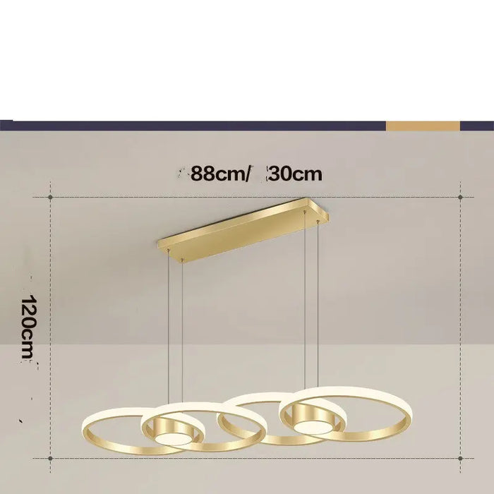 Modern Circular LED Pendant Light – Sculptural Dining & Living Illumination HomeWares – Modern Lighting & Ambience