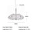 Modern Japanese Wabi-Sabi Silk Chandelier – Elegant Pendant Light for Living Room & Bedroom