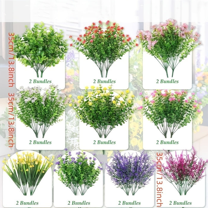 Lifelike Bionic Flower Bouquets – 20pcs | Real-Touch Luxury Decor