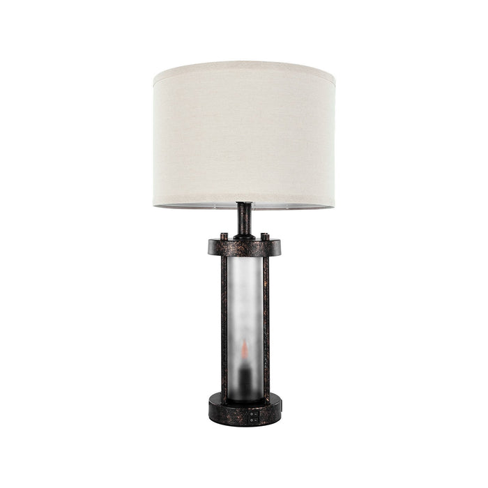 Farmhouse Table Lamps Set of 2 with USB Ports for Modern Living