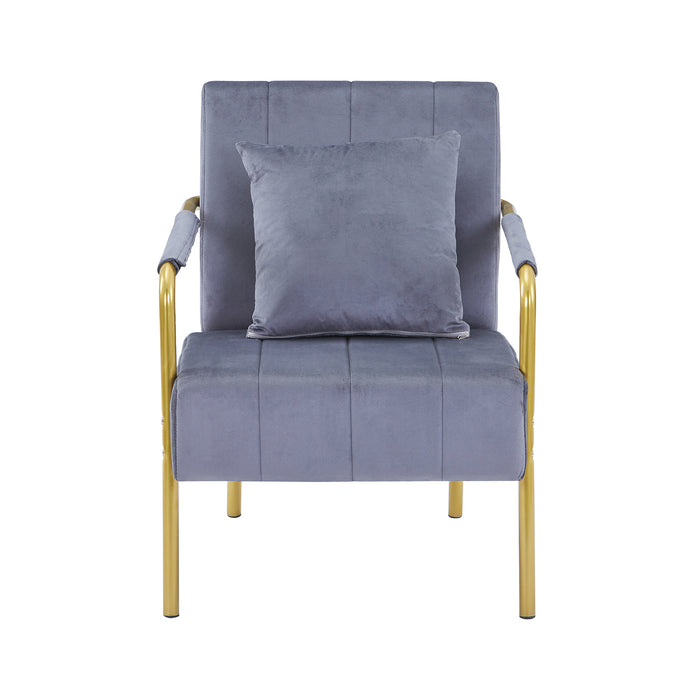 Velvet Accent Chair - Luxurious Comfort for Stylish Living