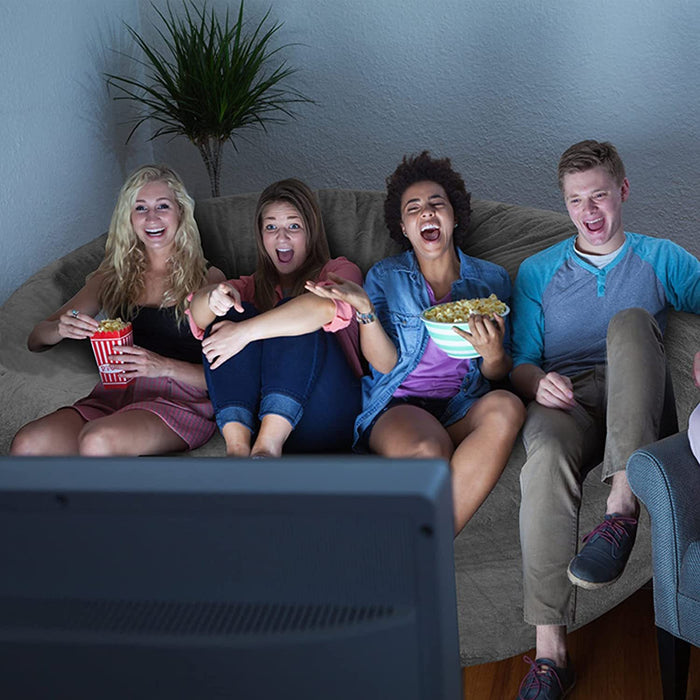 Fluffy Velvet Sofa Bed Cover - Cozy Lounge for All Ages