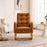 Caramel Rocking Chair with Footrest - Cozy Bliss by LY-5104