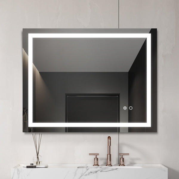 LED Bathroom Mirror with Touch Control & Anti-Fog | Luxurious Upgrade for Home