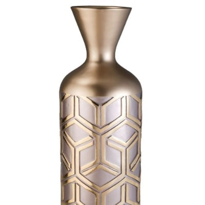 Rose Gold Decorative Vase - Majestic Home Accent for Elegance