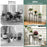 Elegant Ceramic-Topped Flower Stand Set for Garden Bliss