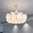 Modern Japanese Wabi-Sabi Silk Chandelier – Elegant Pendant Light for Living Room & Bedroom